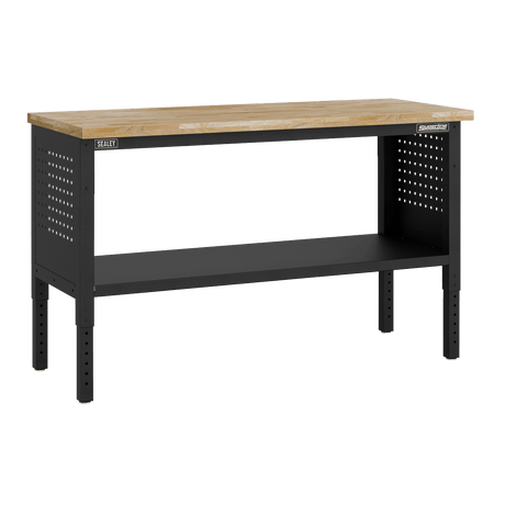 Sealey APMWB60COMBO2W Superline PRO® Modular Workbench with 3 Drawers & Cupboard Wooden Worktop 1525mm - APMWB60COMBO2W - Sealey Tools UK - Trade Counter Direct