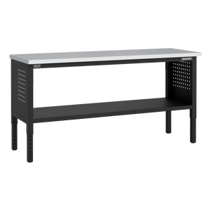 Sealey APMWB72COMBO1SS Superline PRO® Modular Workbench with 4 Drawers & Cupboard Stainless Steel Worktop 1830mm - APMWB72COMBO1SS - Sealey Tools UK - Trade Counter Direct