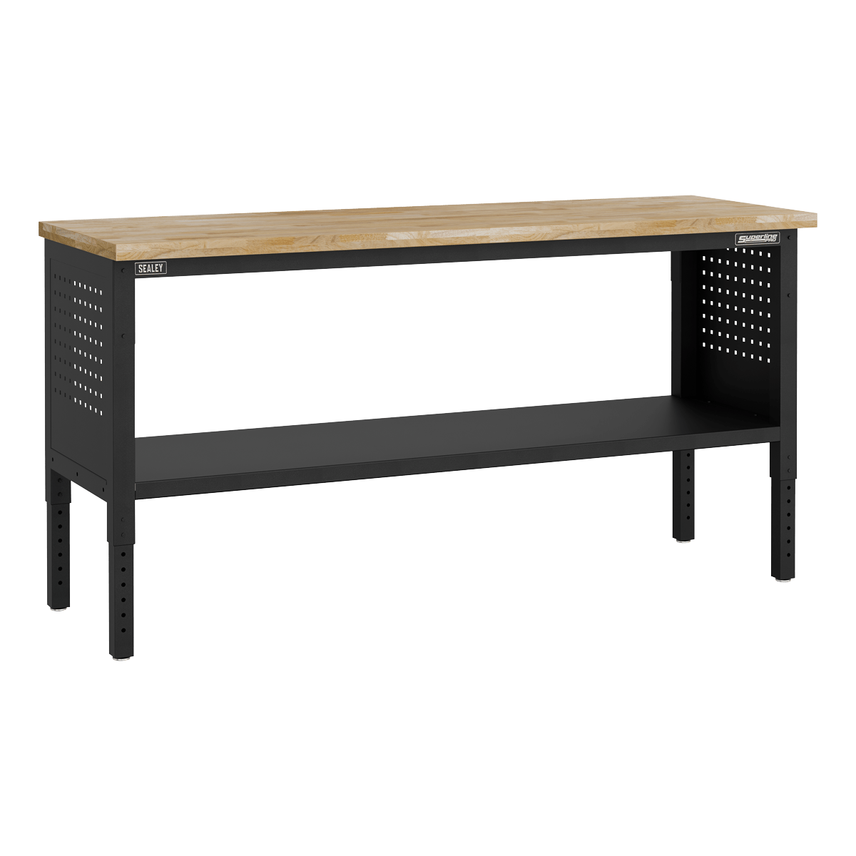 Sealey APMWB72COMBO1W Superline PRO® Modular Workbench with 4 Drawers & Cupboard Wooden Worktop 1830mm - APMWB72COMBO1W - Sealey Tools UK - Trade Counter Direct