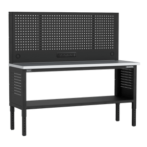 Sealey APMWB72COMBOSS Superline PRO® Modular Workbench with Pegboard Back Panel Stainless Steel Worktop 1830mm - APMWB72COMBOSS - Sealey Tools UK - Trade Counter Direct