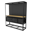 Sealey APMWBCOMBO1 Heavy-Duty Modular Workbench & Racking Kit with 3 Storage Units - APMWBCOMBO1 - Sealey Tools UK - Trade Counter Direct
