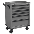 Sealey APMWS2 Superline PRO® Rollcab 6 Drawer with Vice Base - Grey/Black - APMWS2 - Sealey Tools UK - Trade Counter Direct