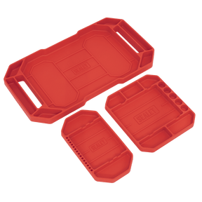 Sealey APNST4 Flexible Tool Trays Non - Slip - Pack of 3 - APNST4 - Sealey Tools UK - Trade Counter Direct