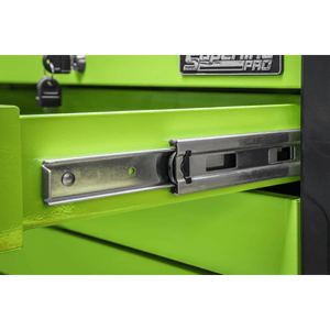 Sealey APPD4G Superline PRO® Push-to-Open Topchest 4 Drawer - Green - APPD4G - Sealey Tools UK - Trade Counter Direct