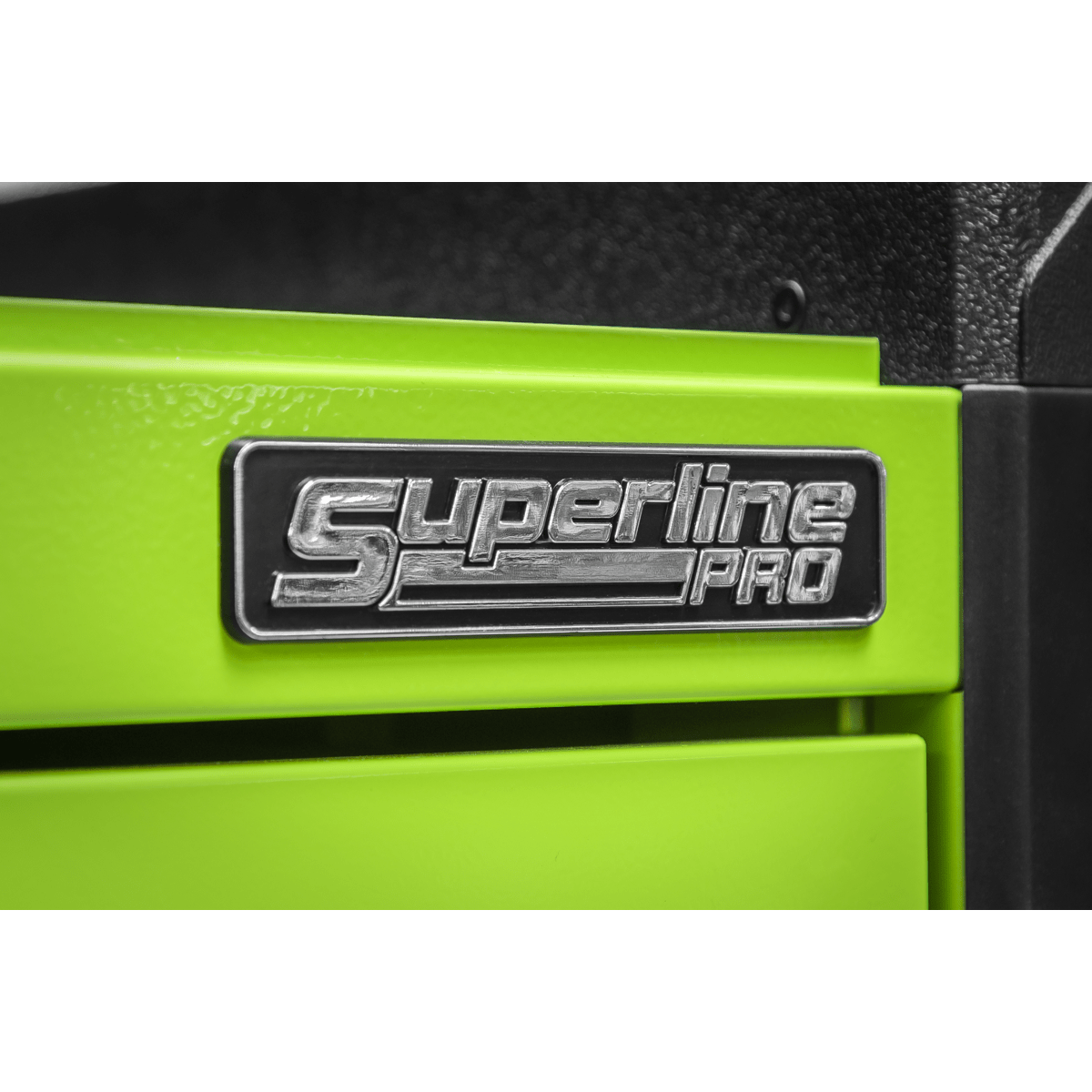 Sealey APPD4G Superline PRO® Push-to-Open Topchest 4 Drawer - Green - APPD4G - Sealey Tools UK - Trade Counter Direct