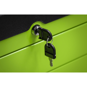 Sealey APPDSTACKG Superline PRO® Push-To-Open Topchest & Rollcab Combination 11 Drawer - Green - APPDSTACKG - Sealey Tools UK - Trade Counter Direct