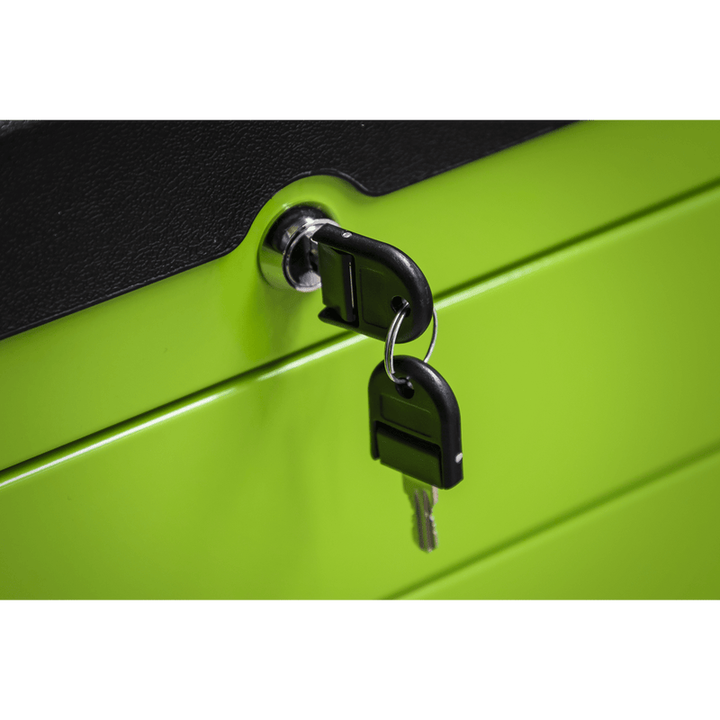 Sealey APPDSTACKG Superline PRO® Push-To-Open Topchest & Rollcab Combination 11 Drawer - Green - APPDSTACKG - Sealey Tools UK - Trade Counter Direct
