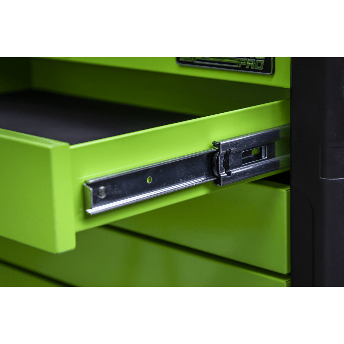 Sealey APPDSTACKG Superline PRO® Push-To-Open Topchest & Rollcab Combination 11 Drawer - Green - APPDSTACKG - Sealey Tools UK - Trade Counter Direct