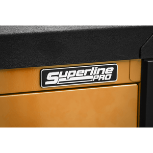 Sealey APPDSTACKO Superline PRO® Push-To-Open Topchest & Rollcab Combination 11 Drawer - Orange - APPDSTACKO - Sealey Tools UK - Trade Counter Direct