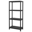 Sealey APPR4 Plastic Racking Unit with 4 Shelves 25kg Capacity Per Level - APPR4 - Sealey Tools UK - Trade Counter Direct