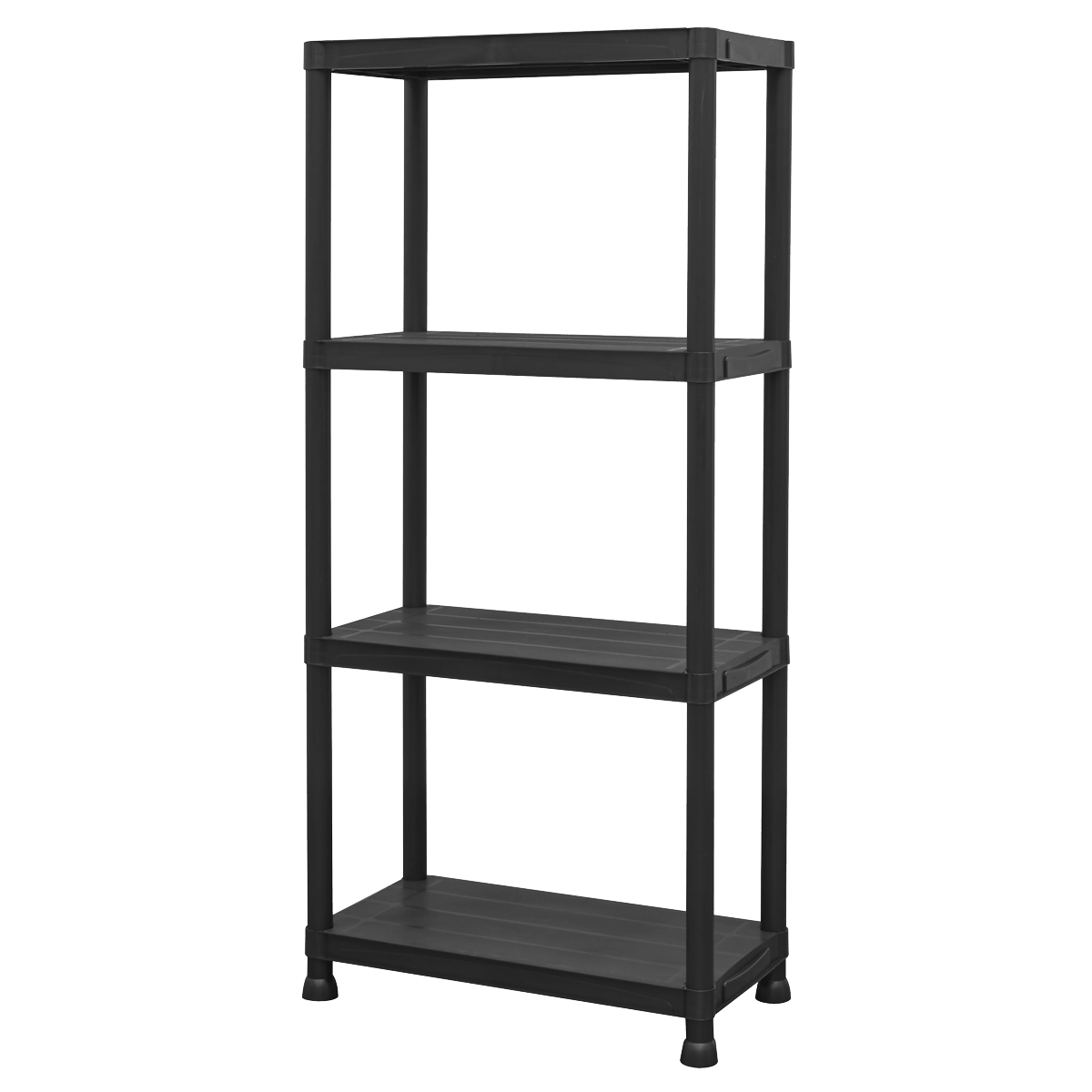 Sealey APPR4 Plastic Racking Unit with 4 Shelves 25kg Capacity Per Level - APPR4 - Sealey Tools UK - Trade Counter Direct