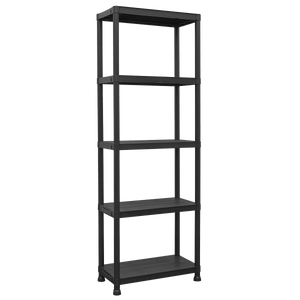 Sealey APPR5 Plastic Racking Unit with 5 Shelves 25kg Capacity Per Level - APPR5 - Sealey Tools UK - Trade Counter Direct