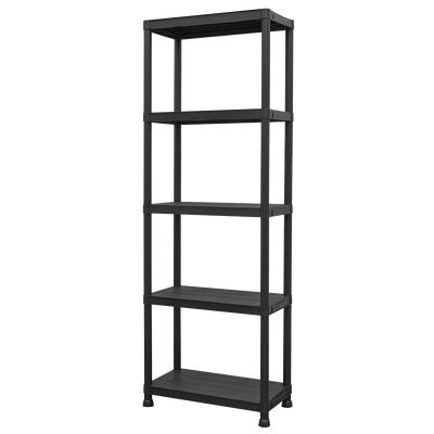 Sealey APPR5 Plastic Racking Unit with 5 Shelves 25kg Capacity Per Level - APPR5 - Sealey Tools UK - Trade Counter Direct