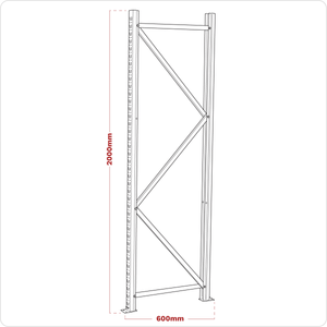 Sealey APR602 Frame One End 2000 x 600mm - APR602 - Sealey Tools UK - Trade Counter Direct