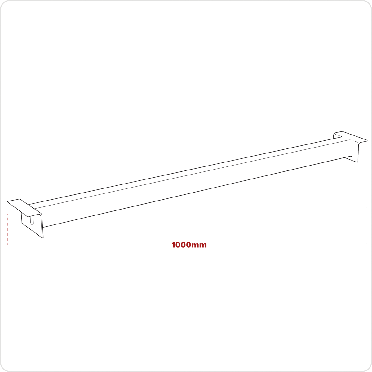 Sealey APR/CPS1002 Shelving Panel Support 1000mm - APR/CPS1002 - Sealey Tools UK - Trade Counter Direct