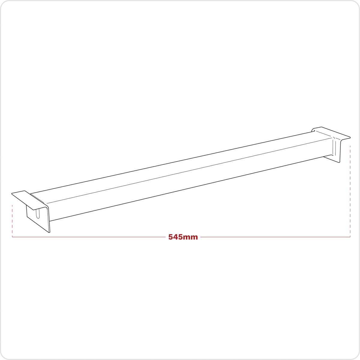 Sealey APR/CPS602 Shelving Panel Support 545mm - APR/CPS602 - Sealey Tools UK - Trade Counter Direct