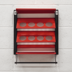 Sealey APSCR8 Spray Can Storage Rack with 8 Can Holders - APSCR8 - Sealey Tools UK - Trade Counter Direct