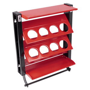 Sealey APSCR8 Spray Can Storage Rack with 8 Can Holders - APSCR8 - Sealey Tools UK - Trade Counter Direct