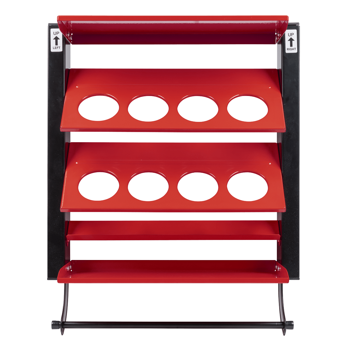 Sealey APSCR8 Spray Can Storage Rack with 8 Can Holders - APSCR8 - Sealey Tools UK - Trade Counter Direct