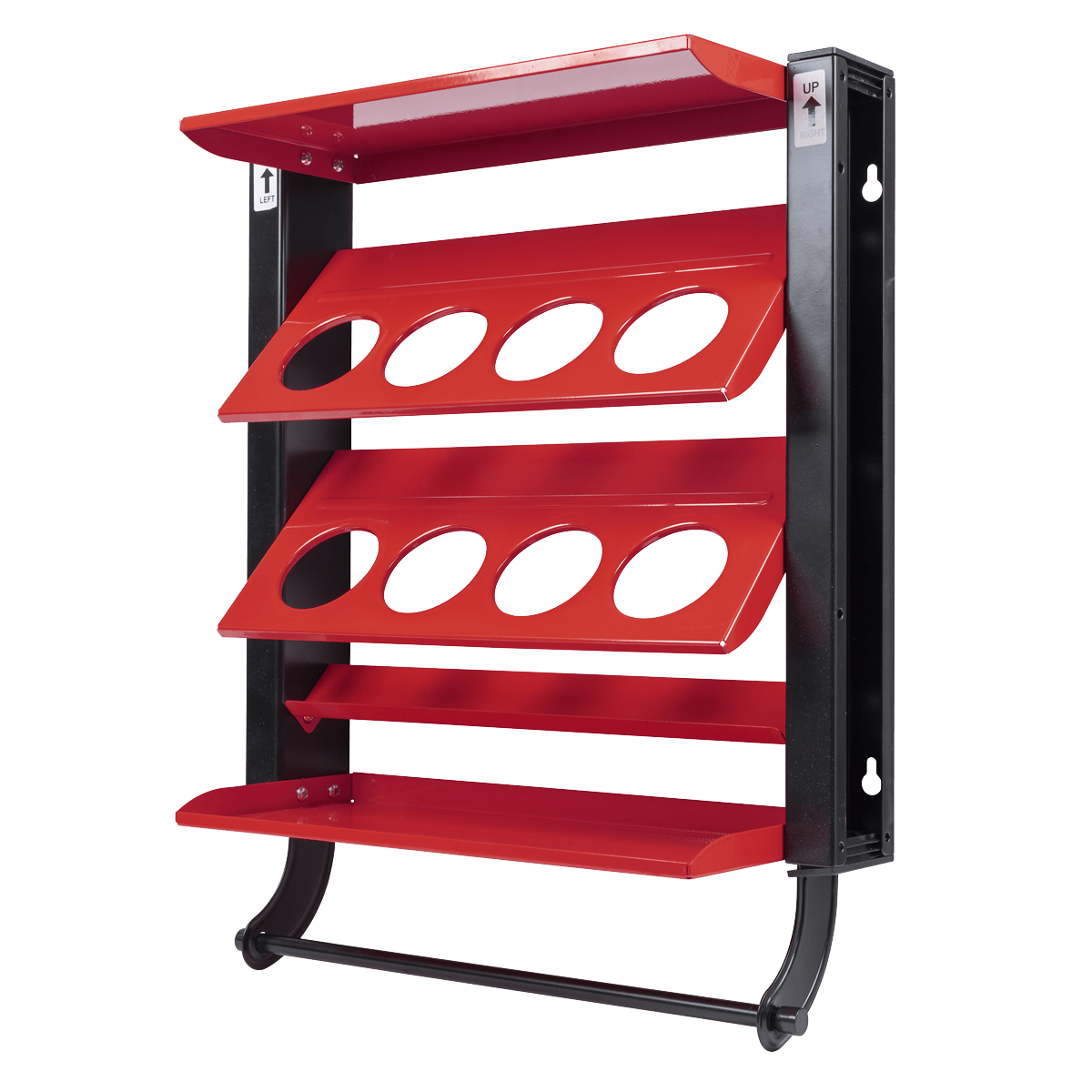Sealey APSCR8 Spray Can Storage Rack with 8 Can Holders - APSCR8 - Sealey Tools UK - Trade Counter Direct