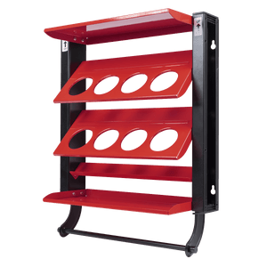 Sealey APSCR8 Spray Can Storage Rack with 8 Can Holders - APSCR8 - Sealey Tools UK - Trade Counter Direct