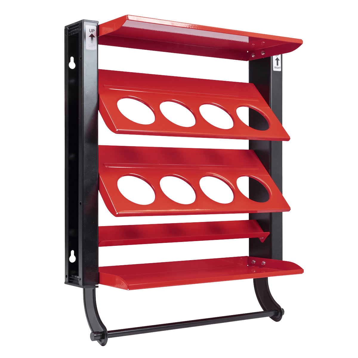 Sealey APSCR8 Spray Can Storage Rack with 8 Can Holders - APSCR8 - Sealey Tools UK - Trade Counter Direct