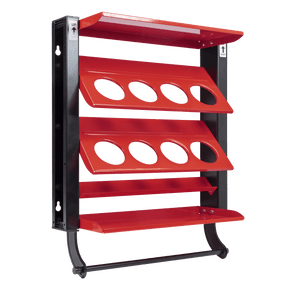 Sealey APSCR8 Spray Can Storage Rack with 8 Can Holders - APSCR8 - Sealey Tools UK - Trade Counter Direct