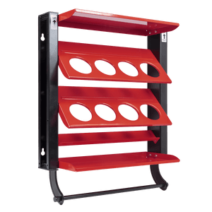 Sealey APSCR8 Spray Can Storage Rack with 8 Can Holders - APSCR8 - Sealey Tools UK - Trade Counter Direct