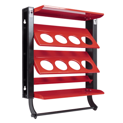 Sealey APSCR8 Spray Can Storage Rack with 8 Can Holders - APSCR8 - Sealey Tools UK - Trade Counter Direct