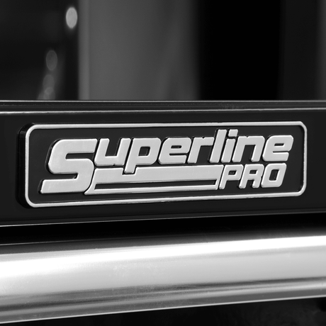 Sealey APSTACKTB Superline PRO® Topchest, Mid-Box Tool Chest & Rollcab Combination 14 Drawer - Black - APSTACKTB - Sealey Tools UK - Trade Counter Direct