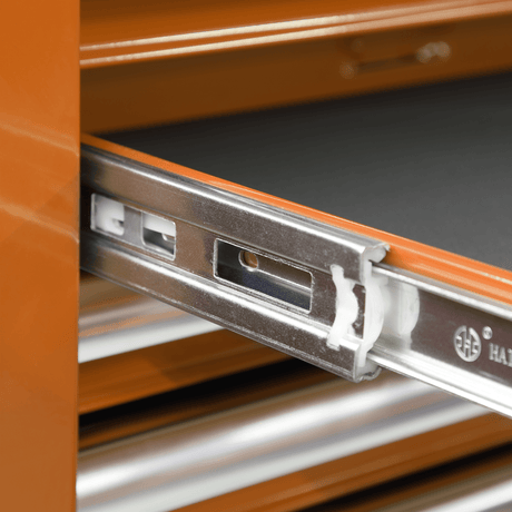 Sealey APSTACKTO Superline PRO® Topchest, Mid-Box Tool Chest & Rollcab Combination 14 Drawer - Orange - APSTACKTO - Sealey Tools UK - Trade Counter Direct