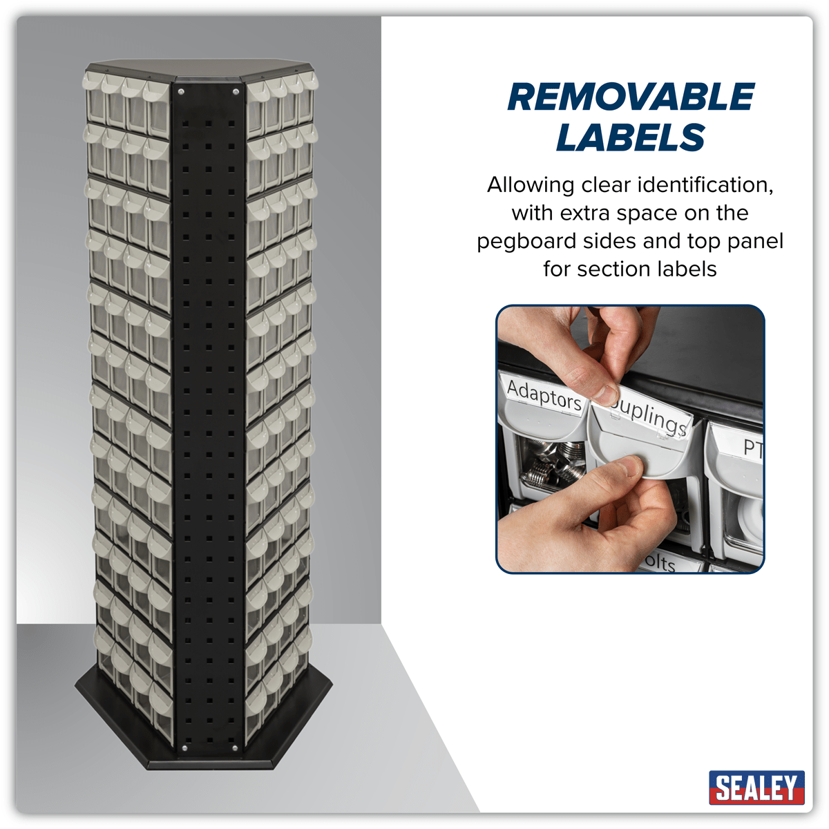 Sealey APTT144 Rotating Storage Cabinet System 144 Drawer - APTT144 - Sealey Tools UK - Trade Counter Direct