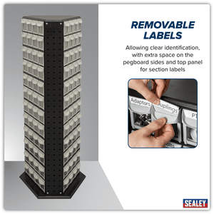 Sealey APTT144 Rotating Storage Cabinet System 144 Drawer - APTT144 - Sealey Tools UK - Trade Counter Direct