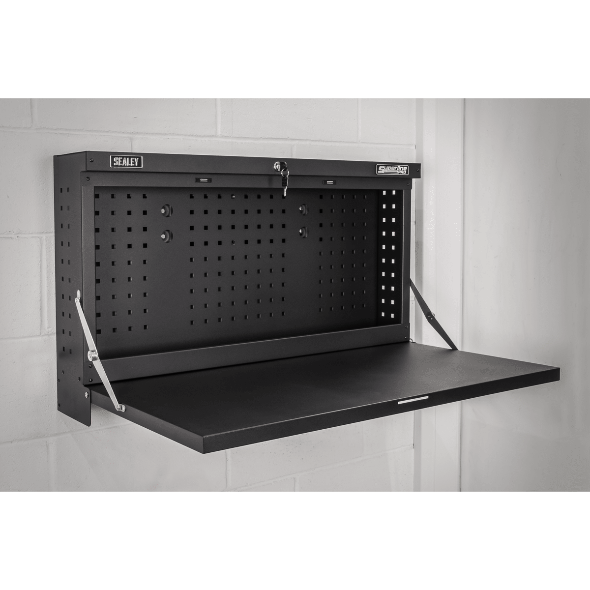 Sealey APWMW01 Superline PRO® Wall Mounting Foldable Workbench 900mm - APWMW01 - Sealey Tools UK - Trade Counter Direct