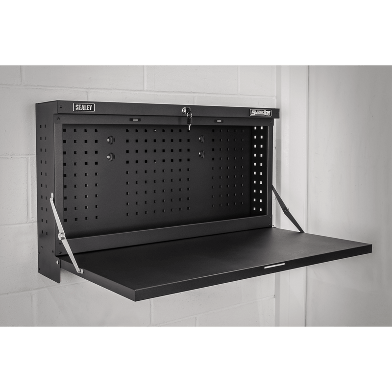 Sealey APWMW01 Superline PRO® Wall Mounting Foldable Workbench 900mm - APWMW01 - Sealey Tools UK - Trade Counter Direct