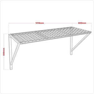 Sealey APWSR01 Heavy-Duty Wall Mounting Storage Rack - APWSR01 - Sealey Tools UK - Trade Counter Direct