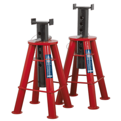 Sealey AS10 Axle Stands (Pair) 10tonne Capacity per Stand - AS10 - Sealey Tools UK - Trade Counter Direct