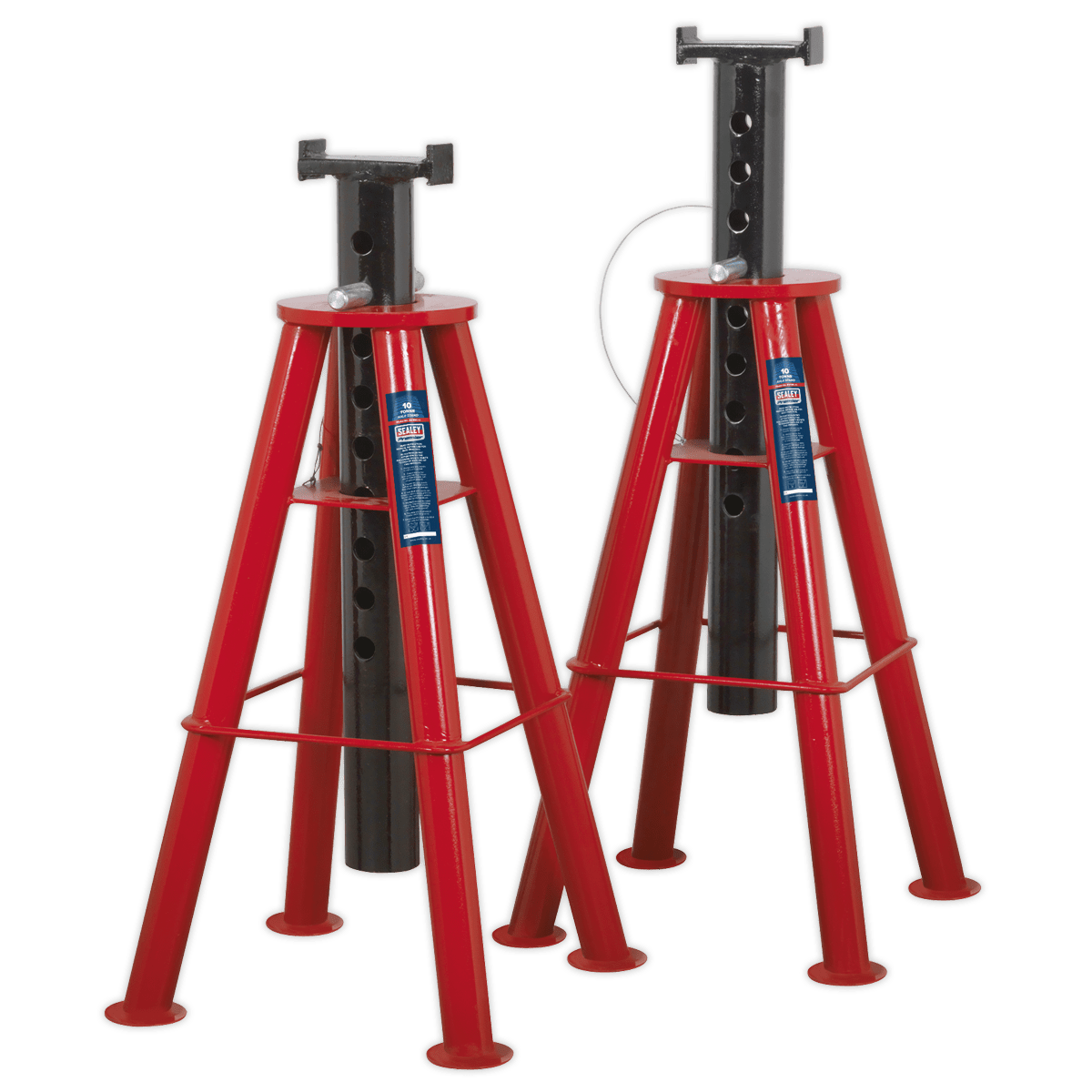 Sealey AS10H Axle Stands (Pair) 10tonne Capacity per Stand High Level - AS10H - Sealey Tools UK - Trade Counter Direct