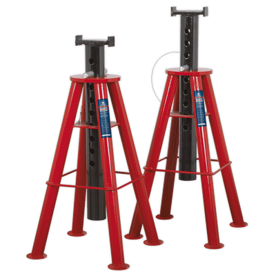 Sealey AS10H Axle Stands (Pair) 10tonne Capacity per Stand High Level - AS10H - Sealey Tools UK - Trade Counter Direct