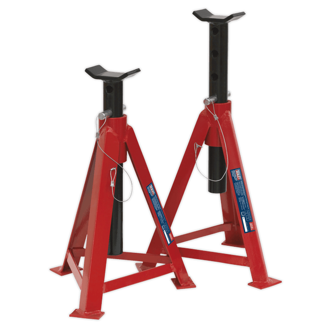 Sealey AS5000M Axle Stands (Pair) 5tonne Capacity per Stand - AS5000M - Sealey Tools UK - Trade Counter Direct