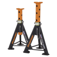 Sealey AS6O Axle Stands (Pair) 6tonne Capacity per Stand - Orange - AS6O - Sealey Tools UK - Trade Counter Direct
