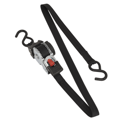 Sealey ATD25301 Auto Retractable Ratchet Tie Down 25mm x 3m - ATD25301 - Sealey Tools UK - Trade Counter Direct