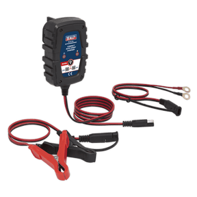 Sealey AUTOCHARGE100HF Compact Smart Trickle Charger 1A 6/12V - AUTOCHARGE100HF - Sealey Tools UK - Trade Counter Direct