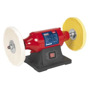 Sealey BB2002 Bench Mounting Buffer/Polisher Ø200mm 550W/230V - BB2002 - Sealey Tools UK - Trade Counter Direct