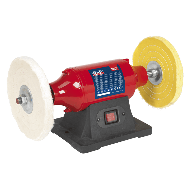 Sealey BB2002 Bench Mounting Buffer/Polisher Ø200mm 550W/230V - BB2002 - Sealey Tools UK - Trade Counter Direct