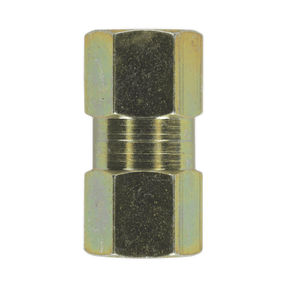 Sealey BC10100F Brake Tube Connector M10 x 1mm Female to Female Pack of 10 - BC10100F - Sealey Tools UK - Trade Counter Direct