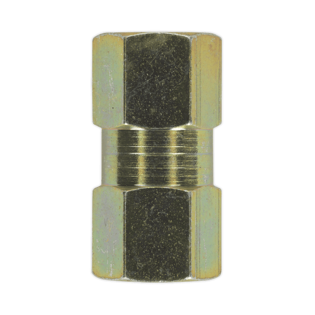 Sealey BC10100F Brake Tube Connector M10 x 1mm Female to Female Pack of 10 - BC10100F - Sealey Tools UK - Trade Counter Direct