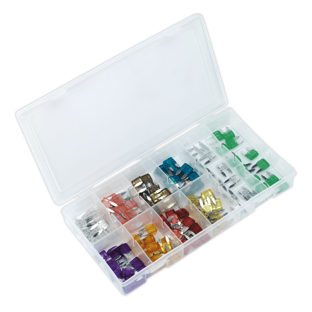 Sealey BCF100 Automotive MINI Blade Fuse Assortment 100pc - BCF100 - Sealey Tools UK - Trade Counter Direct