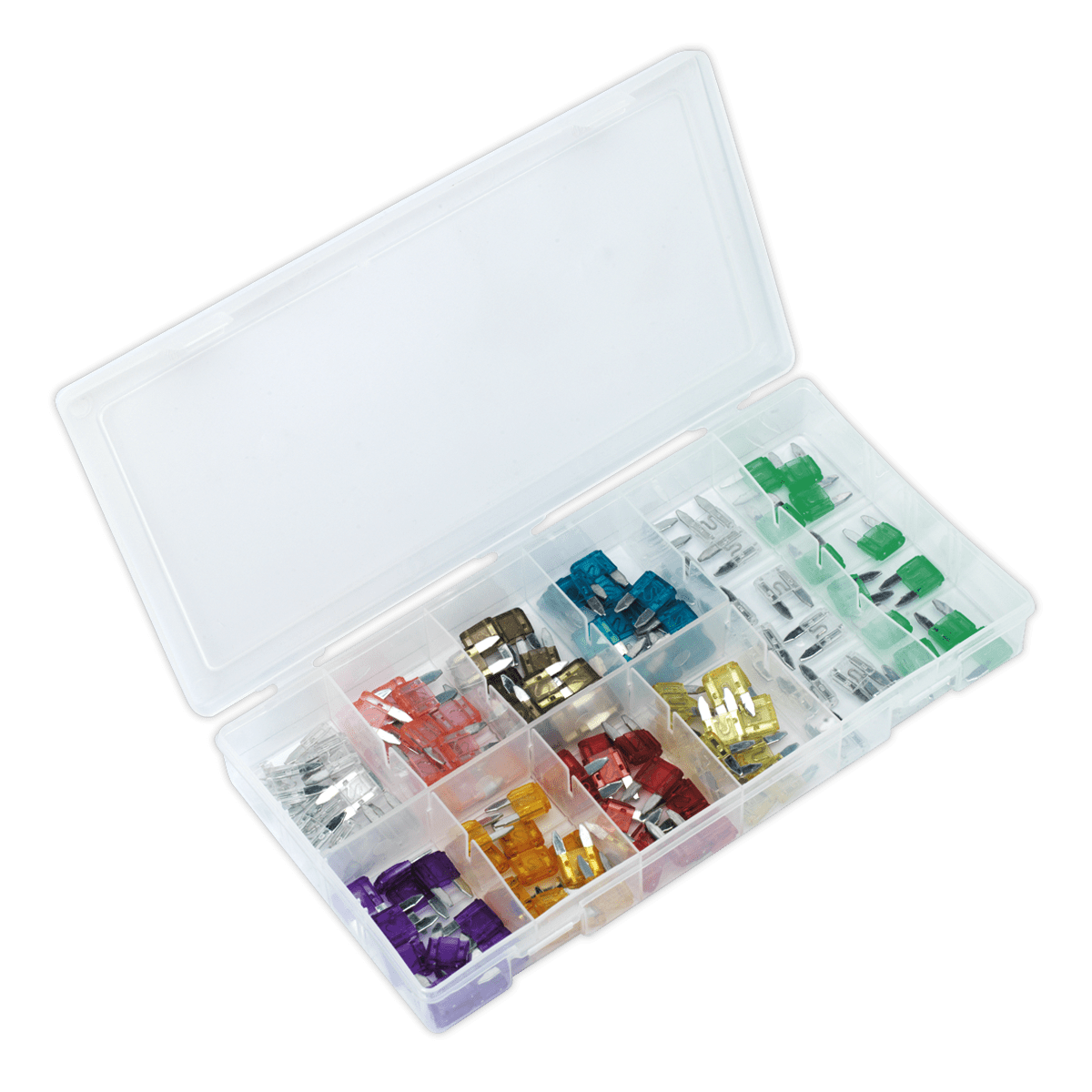 Sealey BCF100 Automotive MINI Blade Fuse Assortment 100pc - BCF100 - Sealey Tools UK - Trade Counter Direct