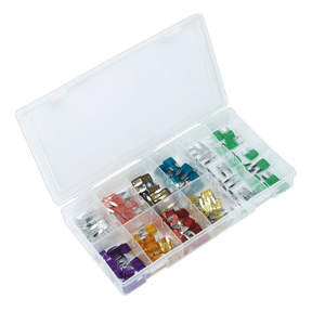 Sealey BCF100 Automotive MINI Blade Fuse Assortment 100pc - BCF100 - Sealey Tools UK - Trade Counter Direct